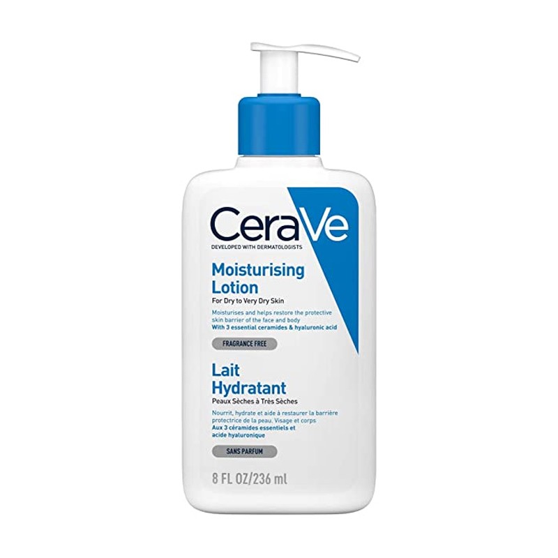 لوسیون بدن مناسب پوست خشک و خیلی خشک مدل Moisturizing سراوی، 236 میل