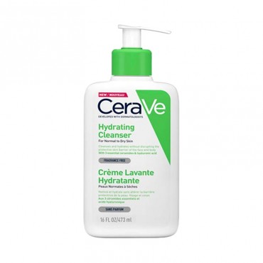 کرم مرطوب‌کننده سراویِ مناسب پوست نرمال تا خشک مدل Hydrating حجم 473 میل