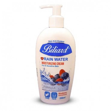 کرم دست و صورت آبرسان مدل پمپی رایحه بلوبری Blueberry بیلیارد 250 میل