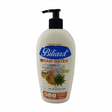 کرم مرطوب کننده آبرسان مدل پمپی رایحه آناناس Pineapple بیلیارد 500 میل