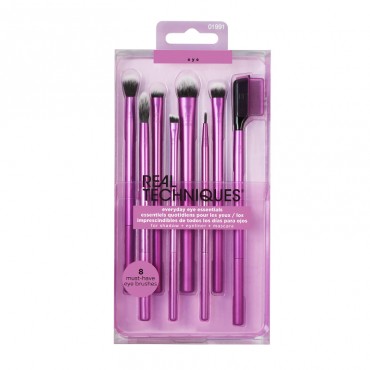 ست براش آرایش چشم مدل Everyday Eye ریل تکنیکس بسته 8 عددی