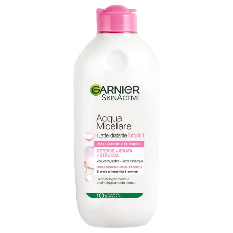 میسلار واتر گارنیر، مدل Water + Moisturizing Milk حجم 400 میل