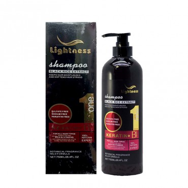 شامپو مو فاقد سولفات مدل KERATIN لایتنس 750 میل