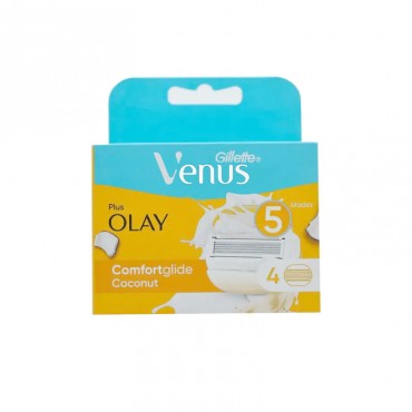 تیغ یدک زنانه 5 لبه مدل Venus plus & Olay ونوس ژیلت بسته 4 عددی