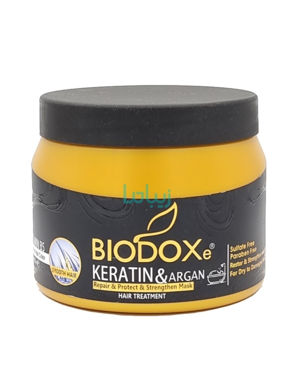 ماسک مو داخل حمام کاسه ای مدل Keratin & Argan بیوداکس 500 میل