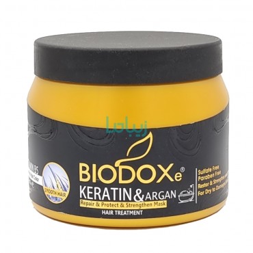 ماسک مو داخل حمام کاسه ای مدل Keratin & Argan بیوداکس 500 میل