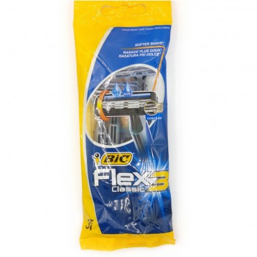 خود تراش 3 لبه مدل Flex 3 Classic بیک بسته 3 عددی