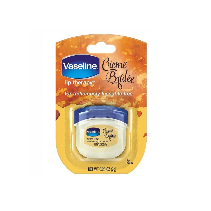 بالم لب Vaseline  Lip Therapy Creme Brulee وازلین، 7 گرم