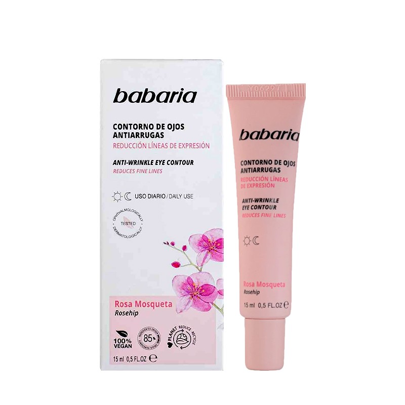 کرم دور چشم ضد چروک مدل rosa mosqueta باباریا، 15 میل