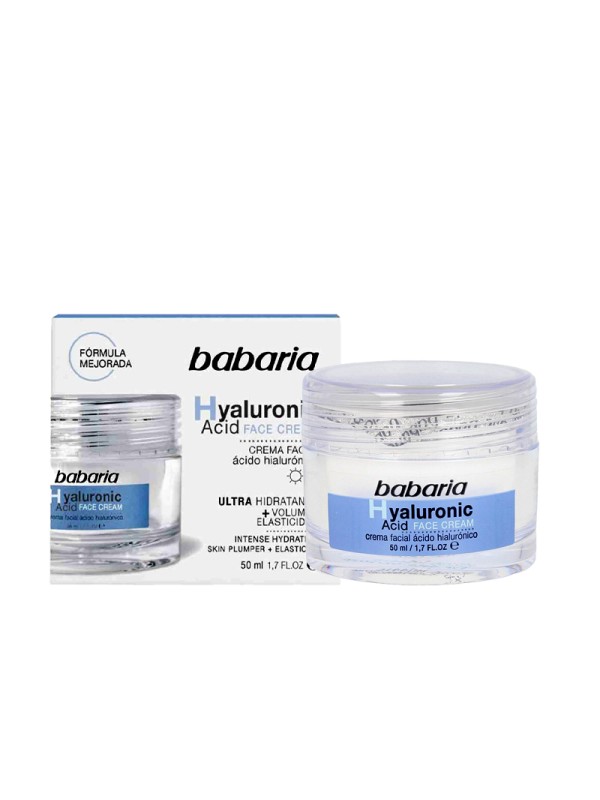 کرم آبرسان صورت مدل Hyaluronic Acid باباریا 50 میل