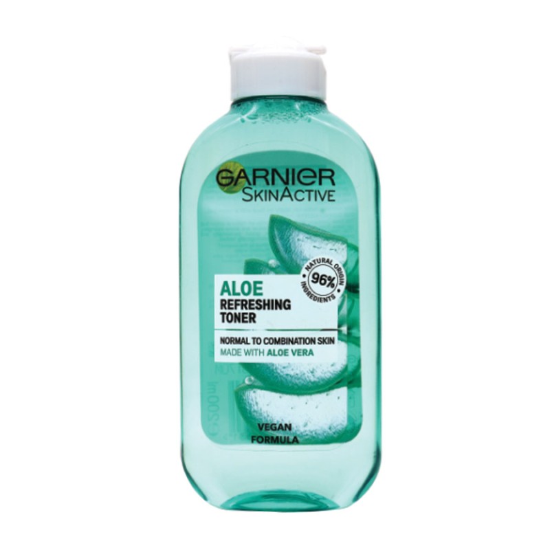 تونر صورت گارنیرِ مدل Aloe آلوئه‌ورا 200 میل