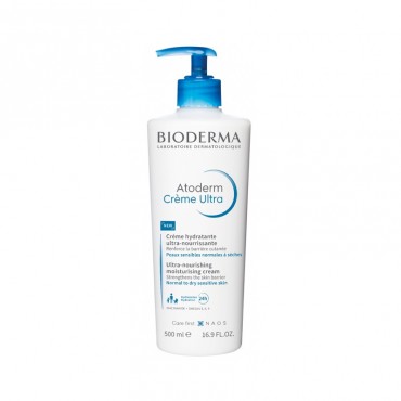 کرم مرطوب کننده صورت و بدن مدل Atoderm بایودرماِ 500 میل