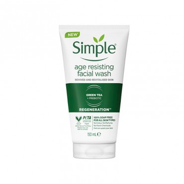 ژل شستشوی صورت مدل GREEN TEA سیمپلِِِ 150 میل