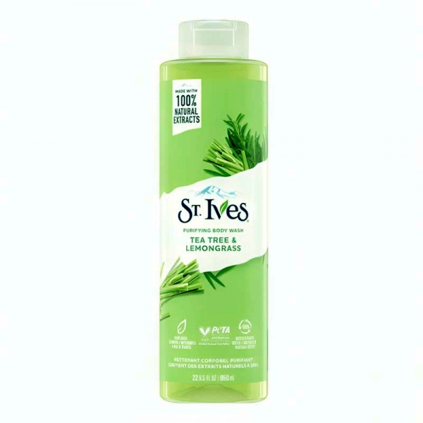 شامپو بدن مدل Tea Tree & Lemon Grass سینت ایوز 650 میل