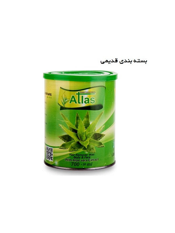 موم دائم اصلاح کنسروی مدل آلوورا Aloe Vera اطلس 700 میل