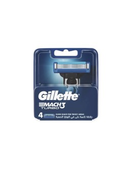 تیغ یدک مدل Mach 3 Turbo ژیلت 4 عددی