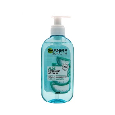 ژل شست و شوی صورت مدل Aloe Refreshing Gel Wash گارنیرِ 200 میل