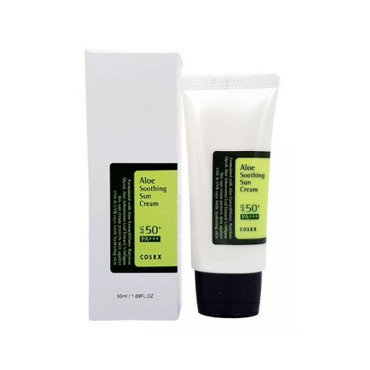 کرم ضد آفتاب مدل آلوئه ورا Aloe Sooting Sun cream SPF+50 کوزارکس 50 میل