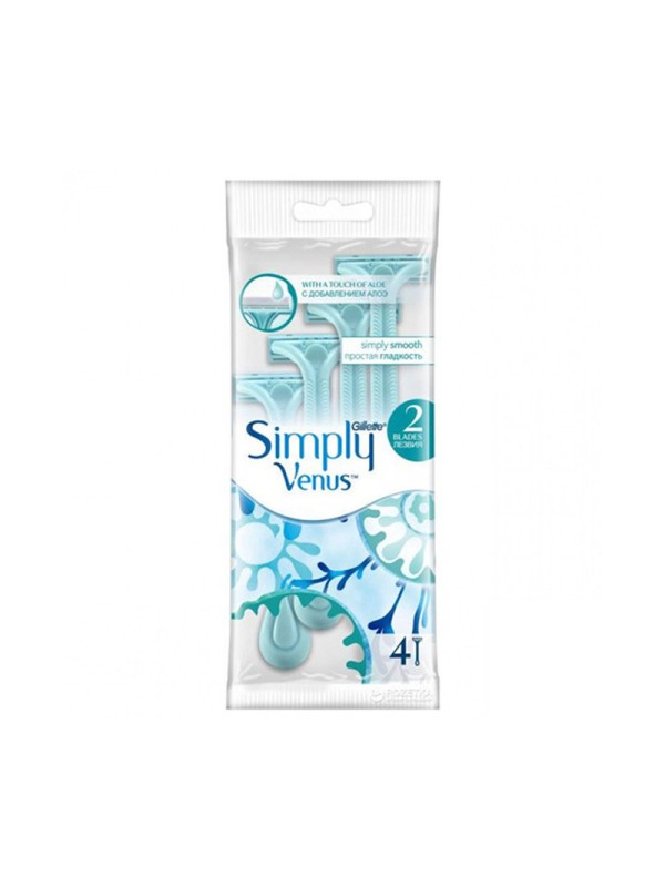 خودتراش مدل Simply Venus ونوس ژیلت بسته 4 عددی