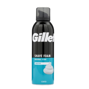 فوم اصلاح مدل Sensitive ژیلت 200 میل