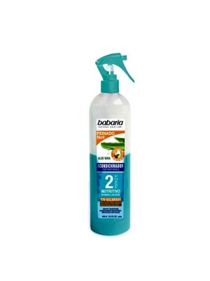 اسپری دو فاز احیا کننده و نرم کننده مو مدل Aloe Vera حاوی آرگان آبی باباریا، 500 میل