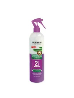 اسپری دو فاز تغذیه کننده و نرم کننده مو مدل Aloe Vera حاوی آرگان بنفش باباریا، 500 میل