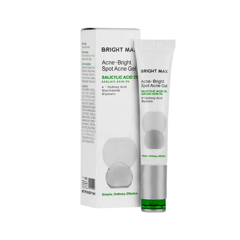 اسپات ژل ضد جوش مدل SALICYLIC ACID 2% برایت مکس 15 میل