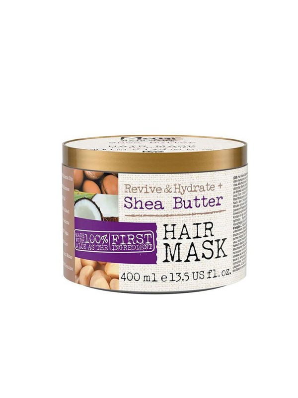 ماسک مو تقویت کننده و آبرسان قوی مدل Shea Butter مائویی 400 میل