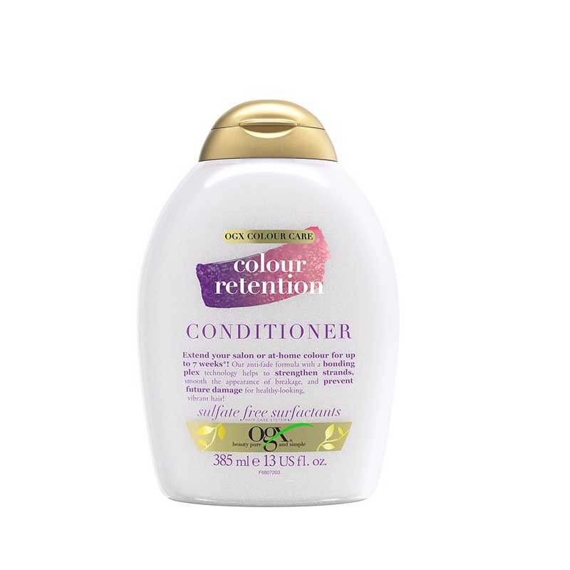 نرم‌کننده مو او جی ایکس مدل Colour Retention Conditioner حجم 385 میل