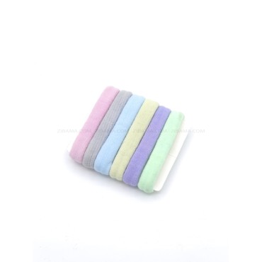 کش مو حوله ای طیف پاستیلی کد 55 بسته 6 عددی