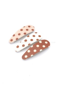 گیره مو تق تقی طرح خال خالی...