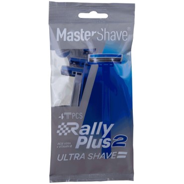 خودتراش 2 لبه مدل Rally Plus 2 مستر شیو بسته 4 عددی