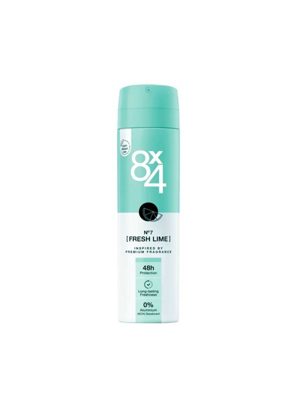 اسپری ضدتعریق زنانه مدل FRESH LIME هشت در چهار 150 میل