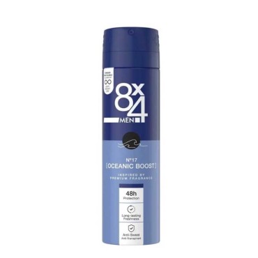 اسپری ضدتعریق مردانه مدل OCEANIC BOOST هشت در چهار 150 میل