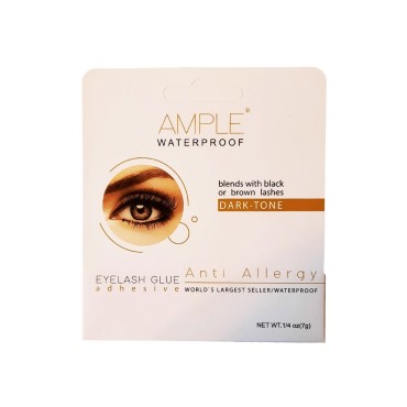 چسب مژه ضد آب ضد آلرژی مشکی مدل Dark Tone جعبه دار امپل 7 گرم