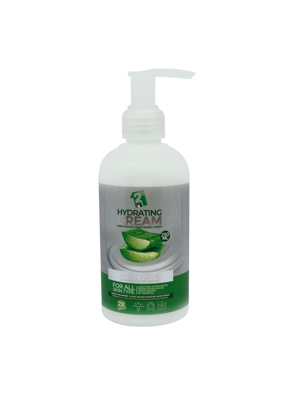کرم مرطوب کننده مدل آلوئه ورا AloeVera برند 121 حجم 250 میل
