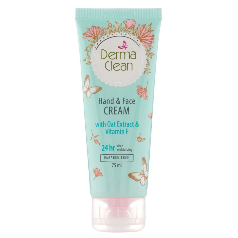 کرم دست و صورت عصاره جوی دوسر و ویتامین F درماکلین 75 میل