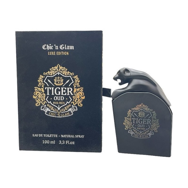 ادوپرفیوم مردانه مدل TIGER OUD چیکن گلام 100 میل