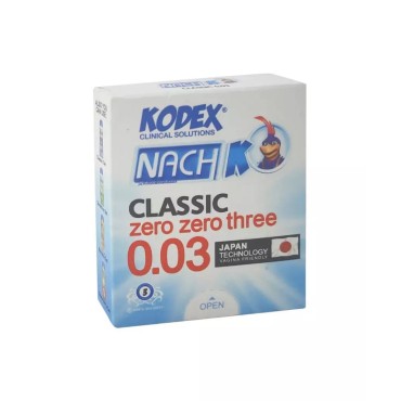 کاندوم مدل Classic Zero 0.03 کدکس بسته 3 عددی