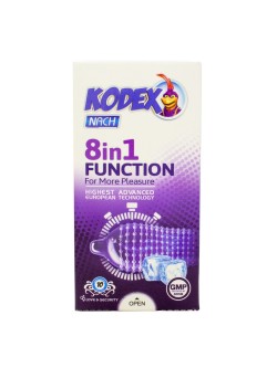 کاندوم مدل 8in1 Function کدکس بسته 10 عددی