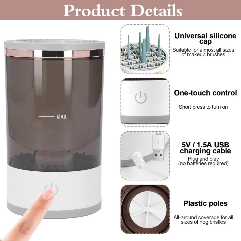 دستگاه شستشوی برس و پد آرایشی