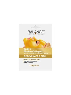 ماسک صورت ورقه‌ای مدل Gold Marine Collagen بالانس 60 گرم