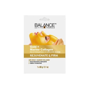 ماسک صورت ورقه‌ای مدل Gold Marine Collagen بالانس 60 گرم