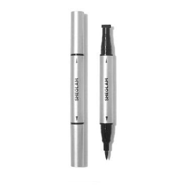 خط چشم ضدآب دو سر استمپی مدل Wing It شیگلم رنگ Black 0.6 میل