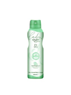 اسپری ضدتعریق زنانه مدل Fit Dry استورم 150 میل