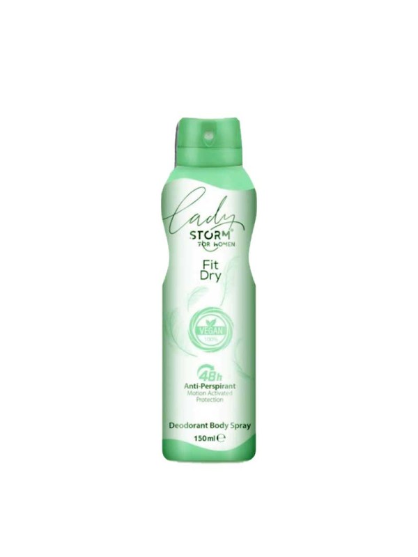 اسپری ضدتعریق زنانه مدل Fit Dry استورم 150 میل