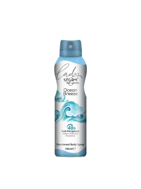 اسپری ضدتعریق زنانه مدل Ocean Breeze استورم 150 میل