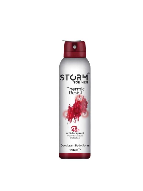 اسپری ضدتعریق مردانه مدل Thermic Resist استورم 150 میل