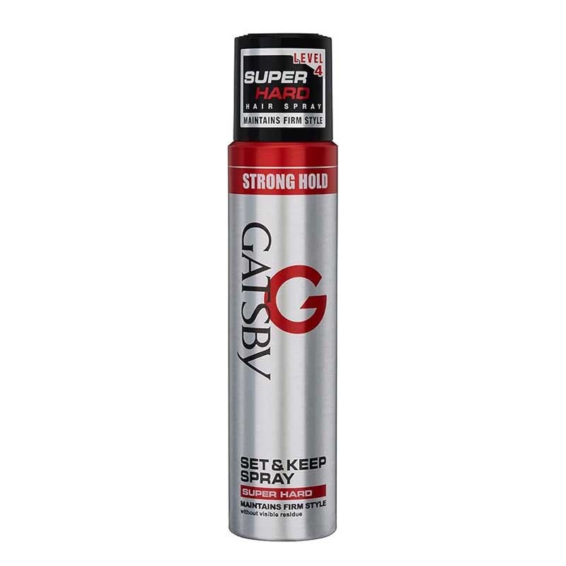 اسپری حالتدهنده مو گتسبی مدل Set Keep Spray Super Hard حجم 250 میل