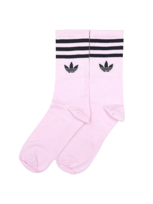 جوراب ساقدار طرح آدیداس Adidas طیف صورتی